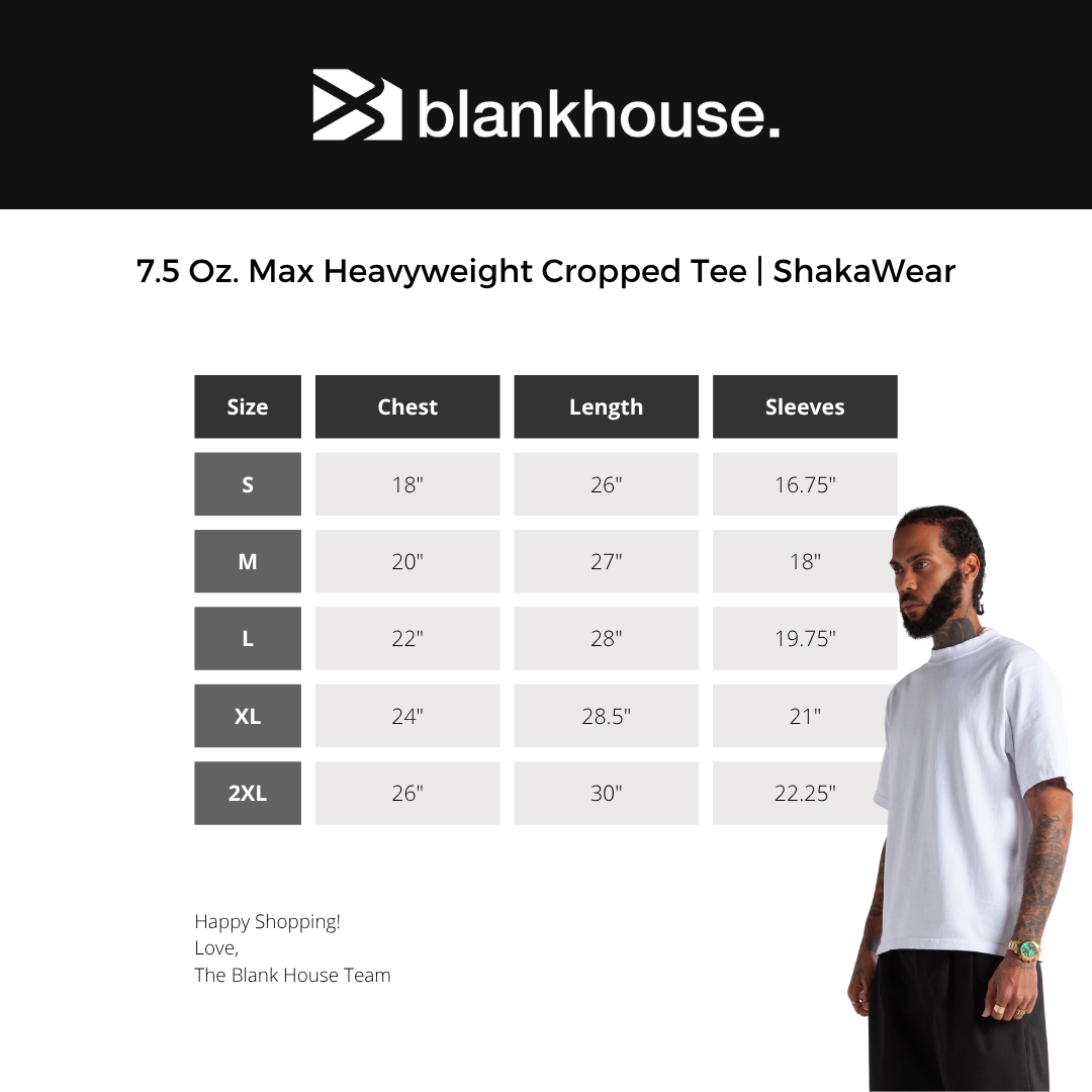 7.5 Oz. Max Heavyweight Cropped Tee | SHMHSSC