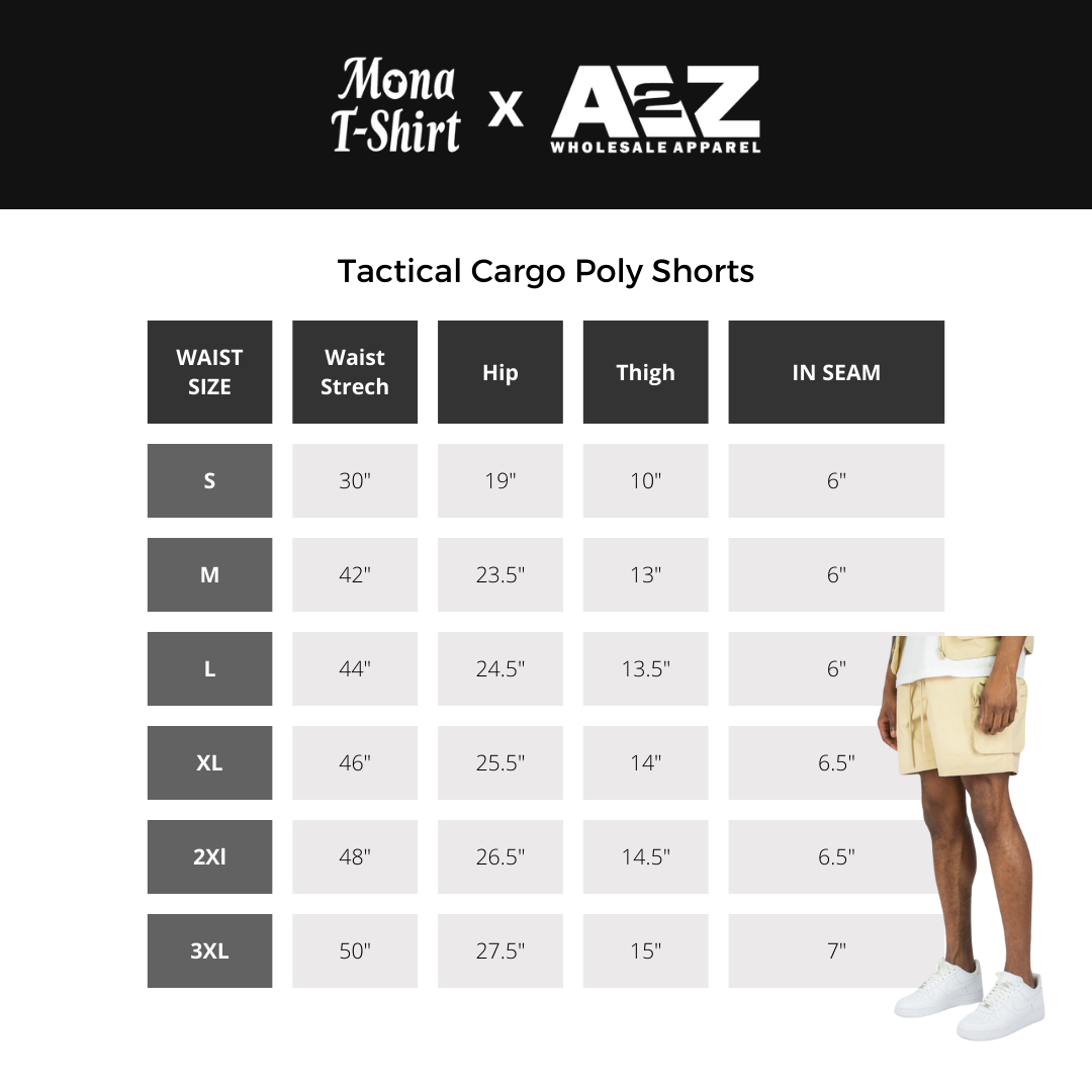 Tactical Cargo Poly Shorts | 141-910
