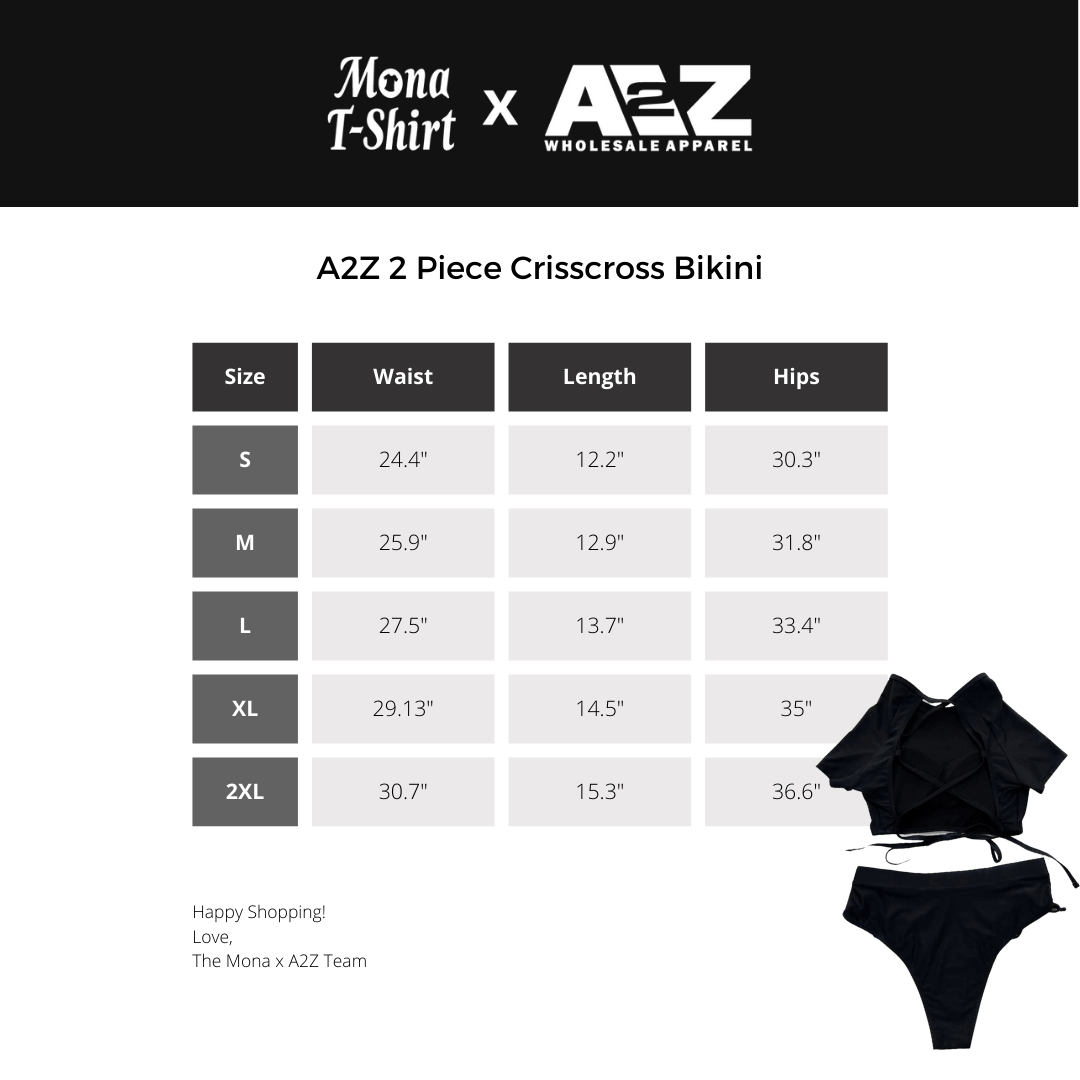 2 Piece Crisscross Bikini | BH4104 | A2Z