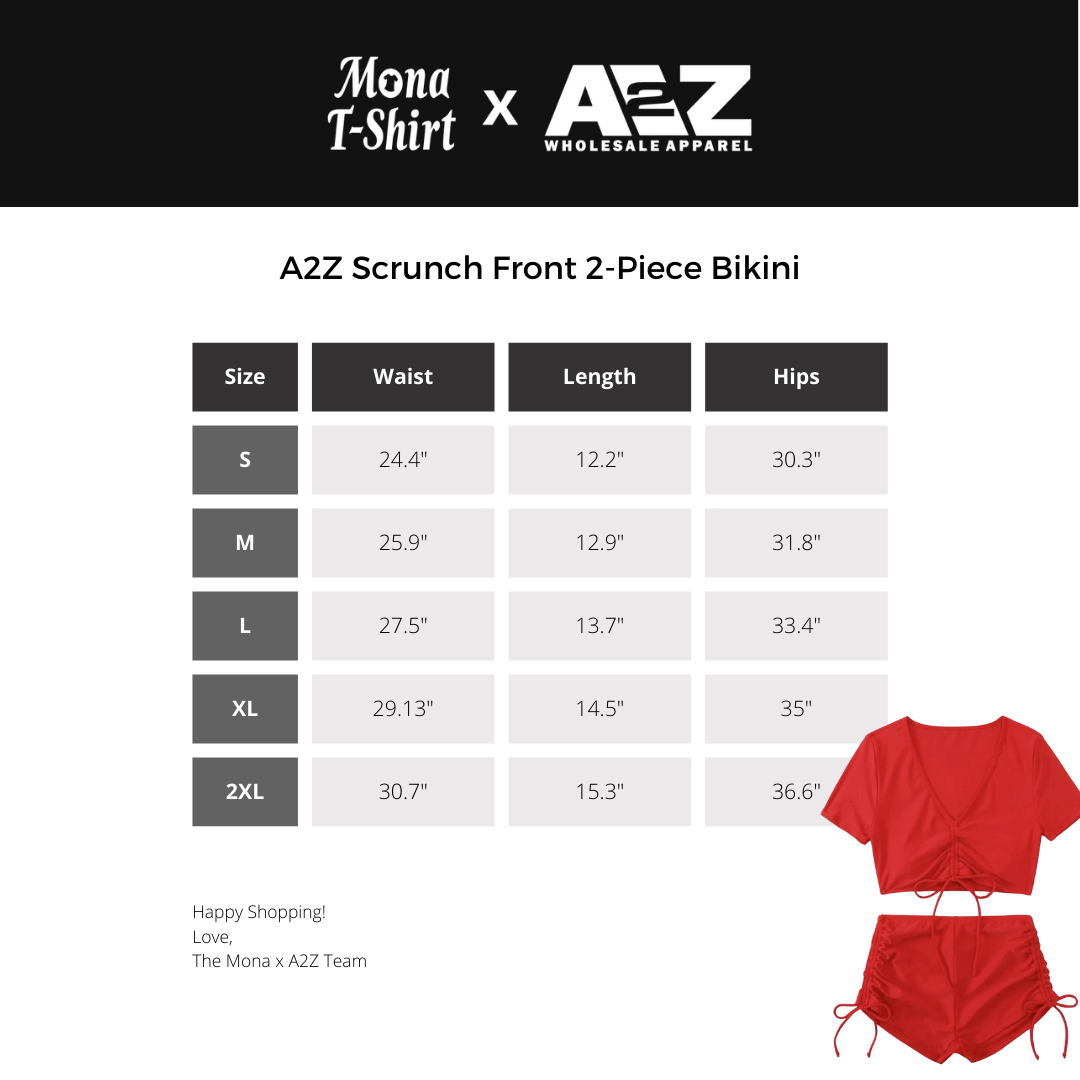 Scrunch Front 2-Piece Bikini | BH4107 | A2Z