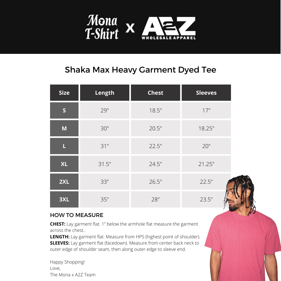 7.5oz Max Heavyweight Garment Dyed Tee | SHMHGD