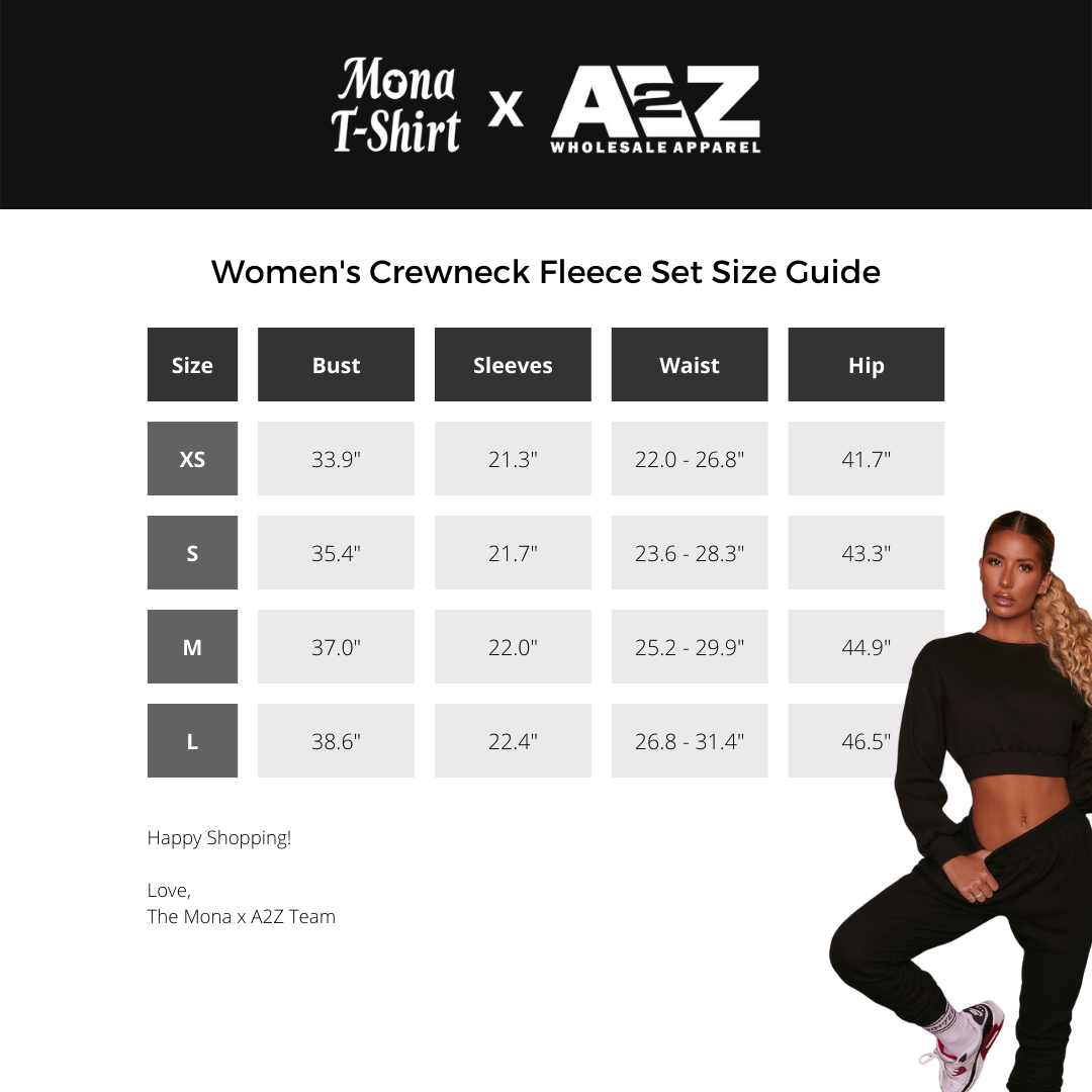 Ladies Crewneck Ribbed Sweatsuit | BH4012 | Blank House
