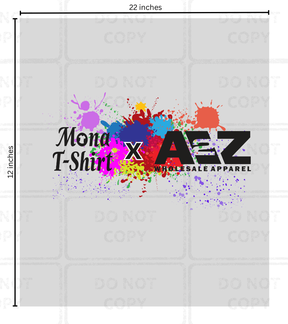 Custom DTF Transfers for T-Shirts & Apparel
