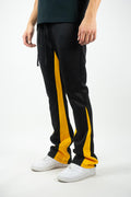 Two Tone Stack Bottom Track Pants | 100-411