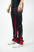 Two Tone Stack Bottom Track Pants | 100-411
