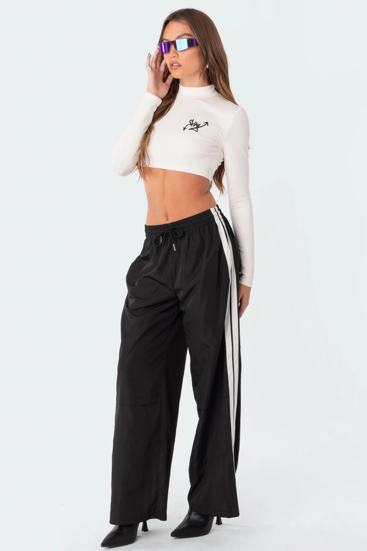 Unisex Windbreaker Baggy Pants | Blank House