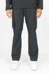 Solid Nylon Cargo Pants | 100-421
