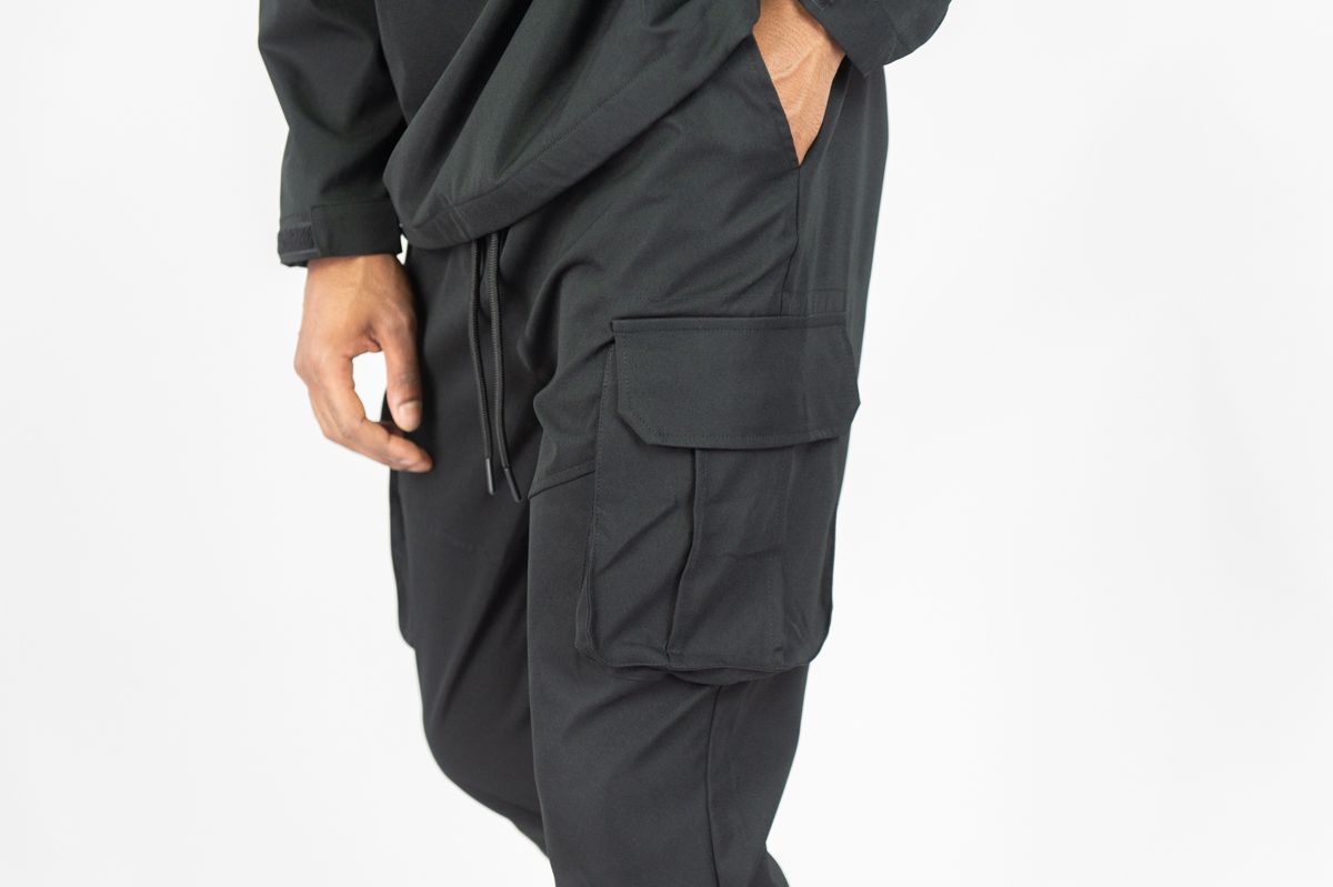 Solid Nylon Cargo Pants | Rebel Minds