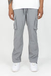Solid Nylon Cargo Pants | 100-421