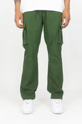 Solid Nylon Cargo Pants | 100-421