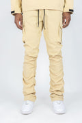 Solid Nylon Stacked Cargo Pants | 100-422