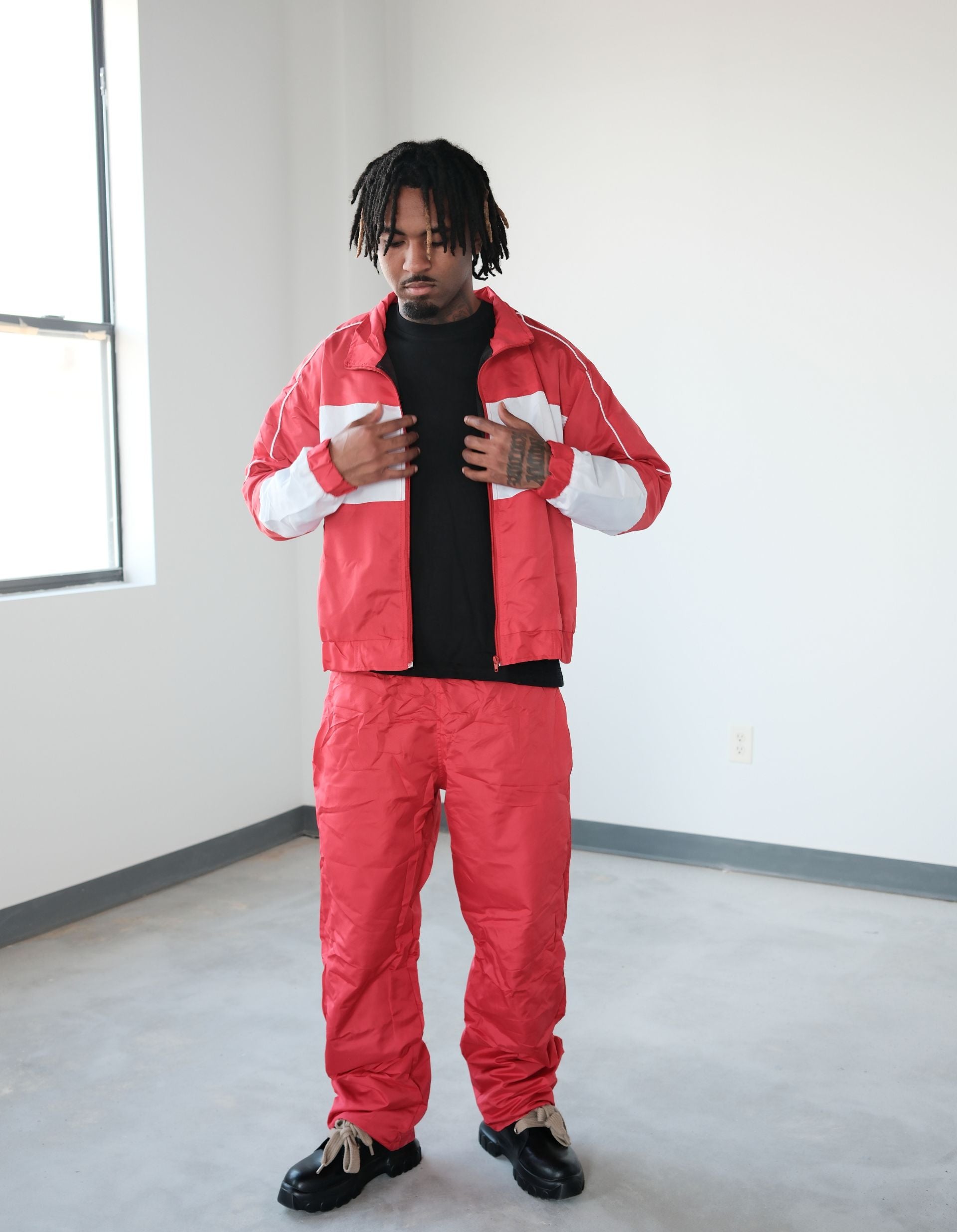 Nylon Biker Boys Baggy Pants | BH701 | Blank House