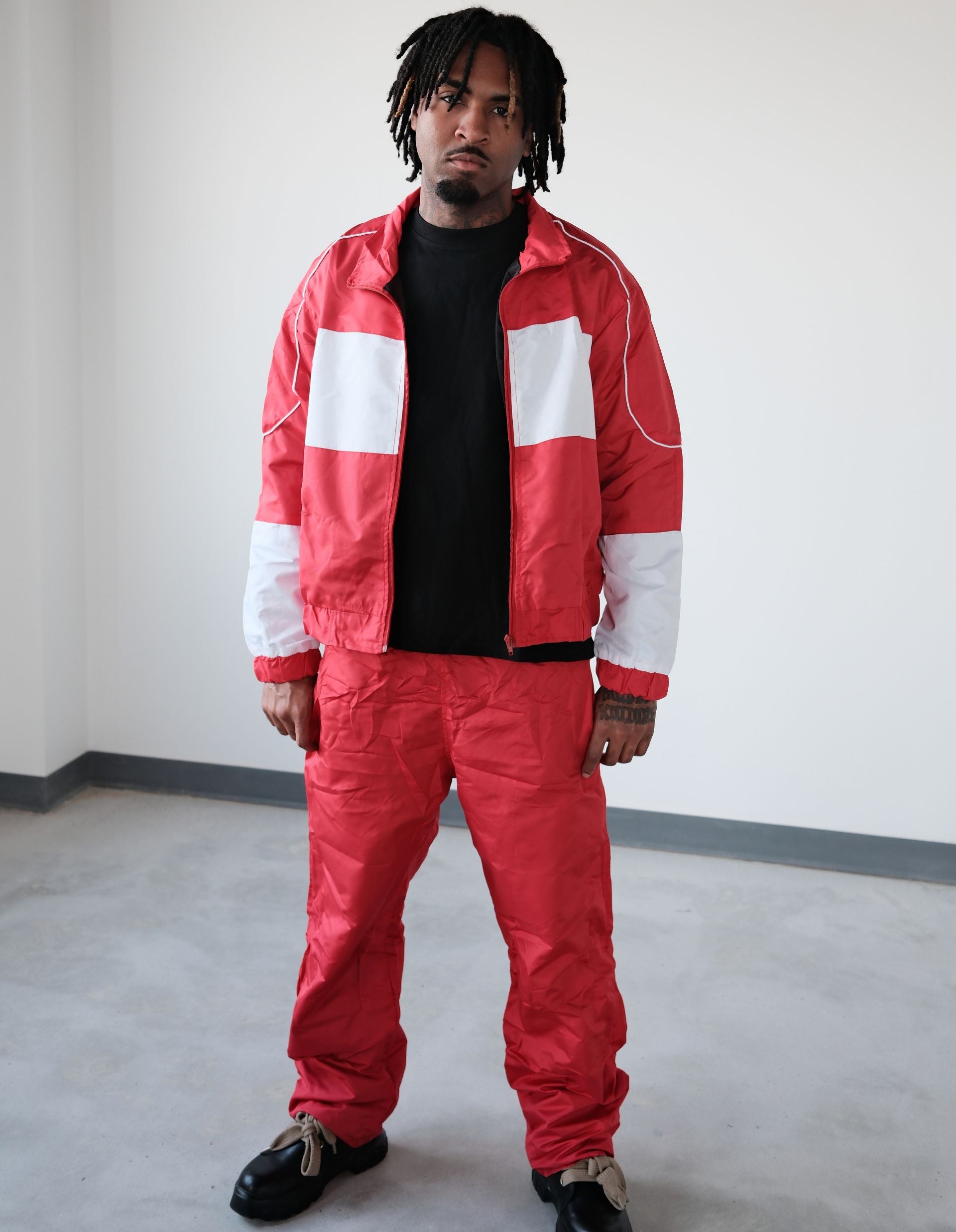 Nylon Biker Boys Baggy Pants | BH701 | Blank House
