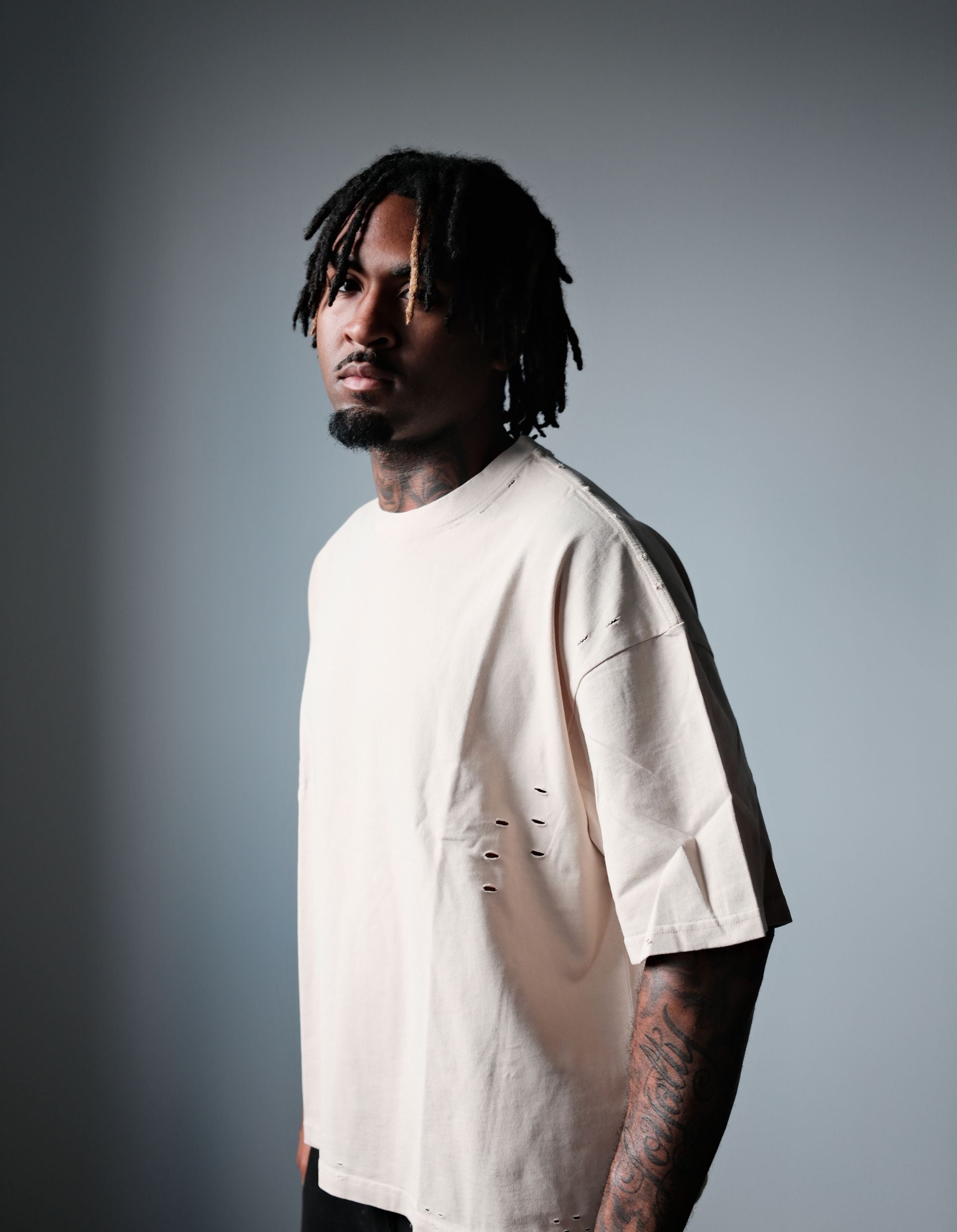 Distressed Luxe Tee | BH1002 | Blank House