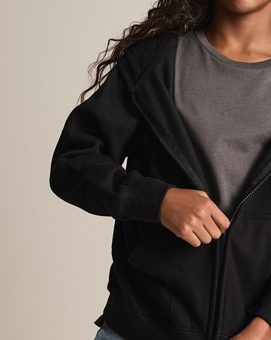 Youth Essential Zip Up Hoodie | 302 | Smartex Apparel
