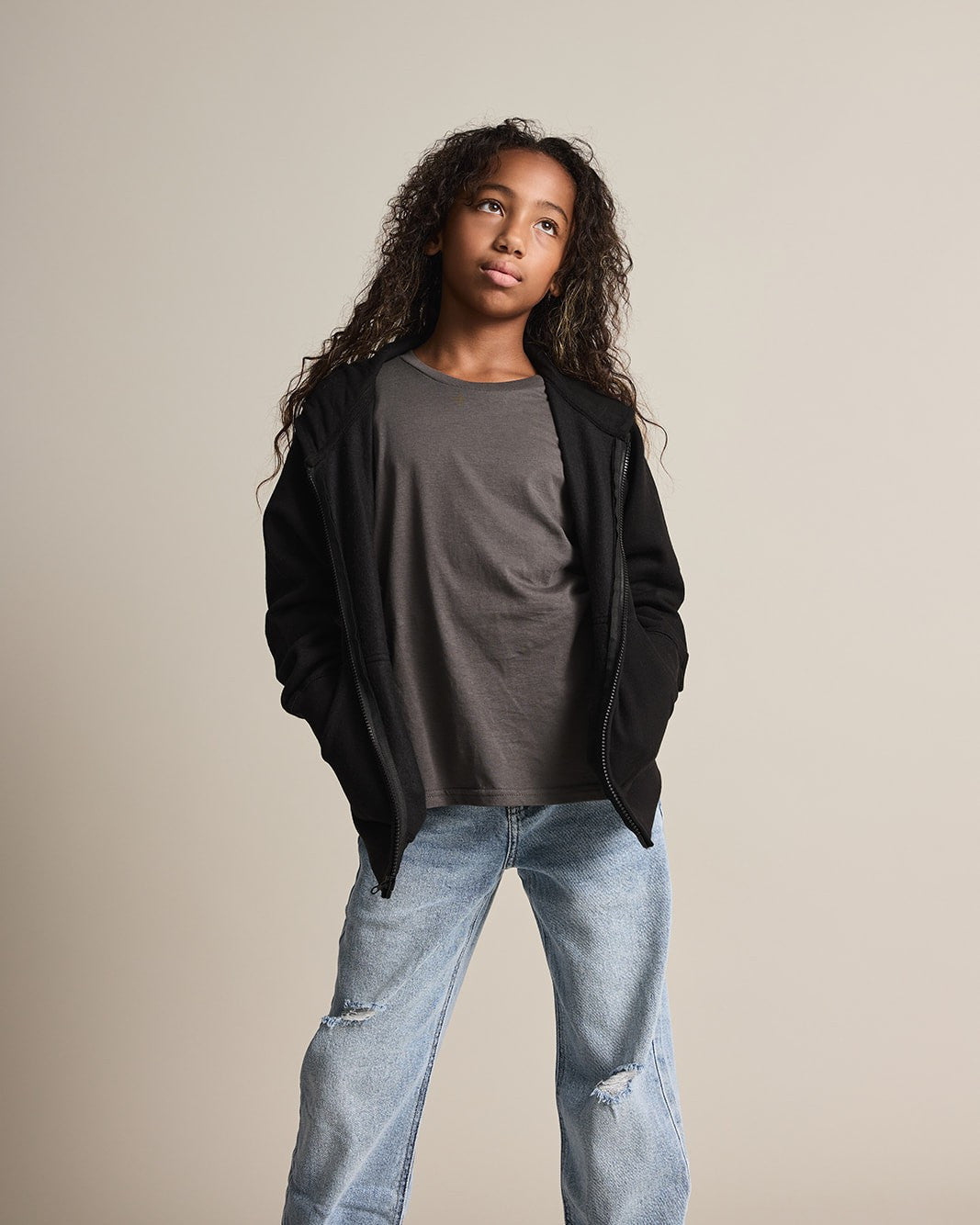 Youth Essential Zip Up Hoodie | 302 | Smartex Apparel