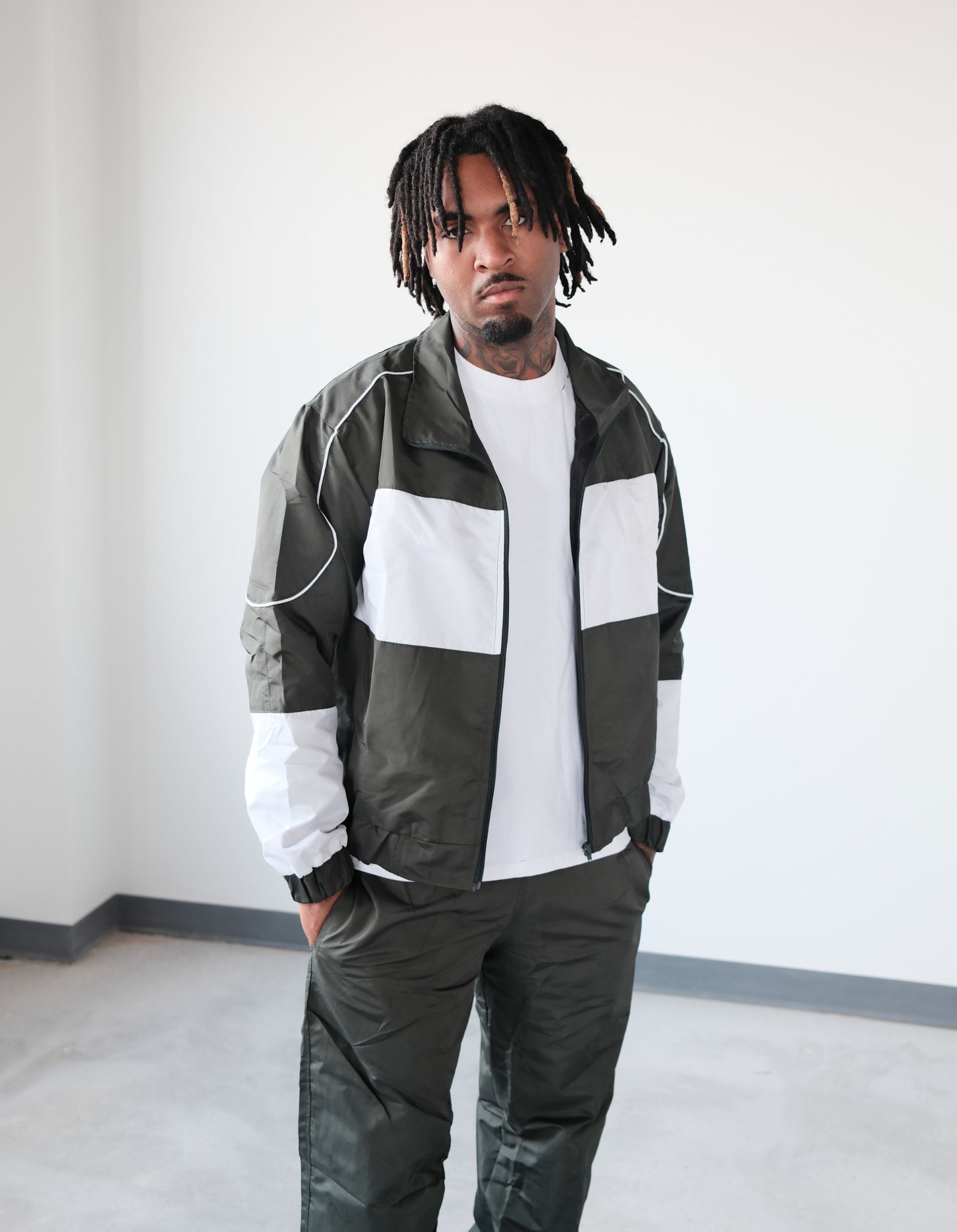 Nylon Biker Boys Boxy Jacket | BH702 | Blank House
