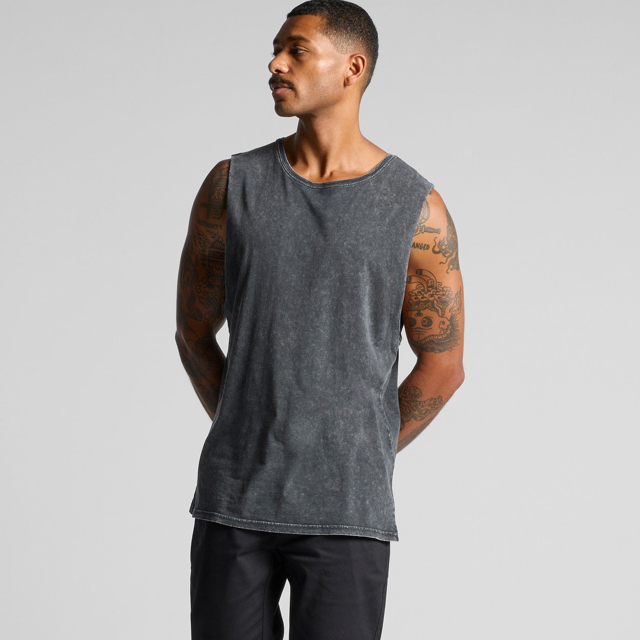 Men's Stone Wash Barnard Tank | 5039