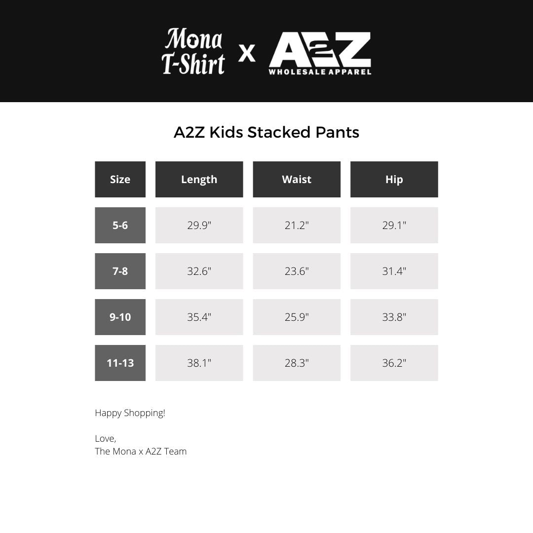 A2Z Kids Stacked Pants