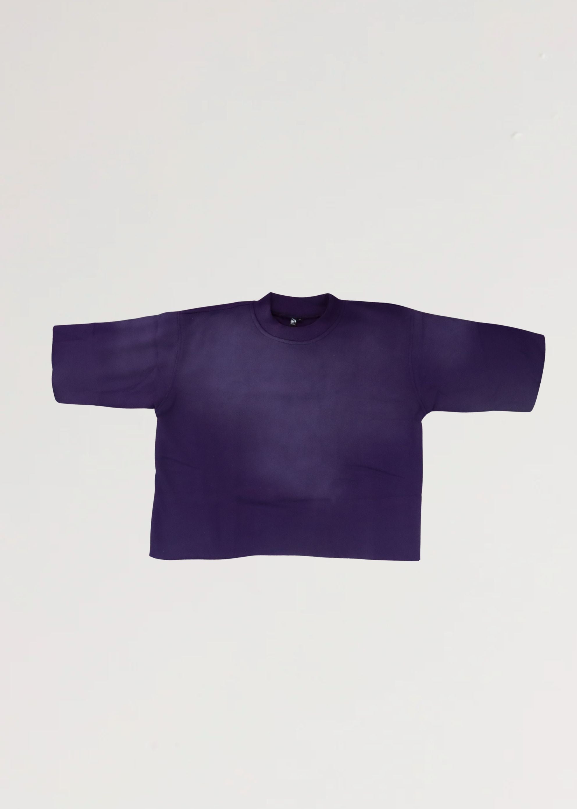 Acid Wash Raw Edge Tee | BH1009