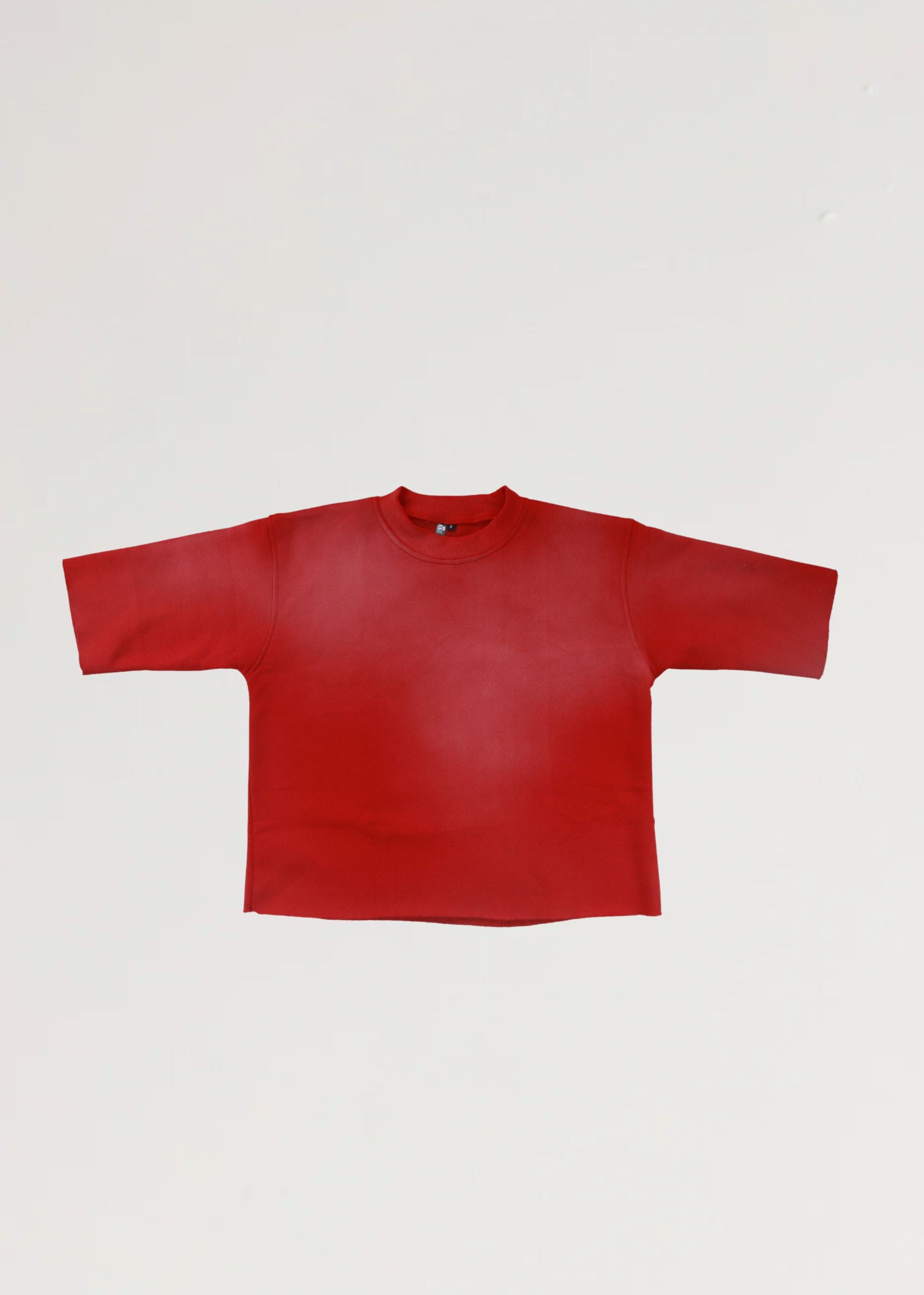 Acid Wash Raw Edge Tee | BH1009