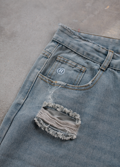 Distressed Jorts | BH3014 | Blank House