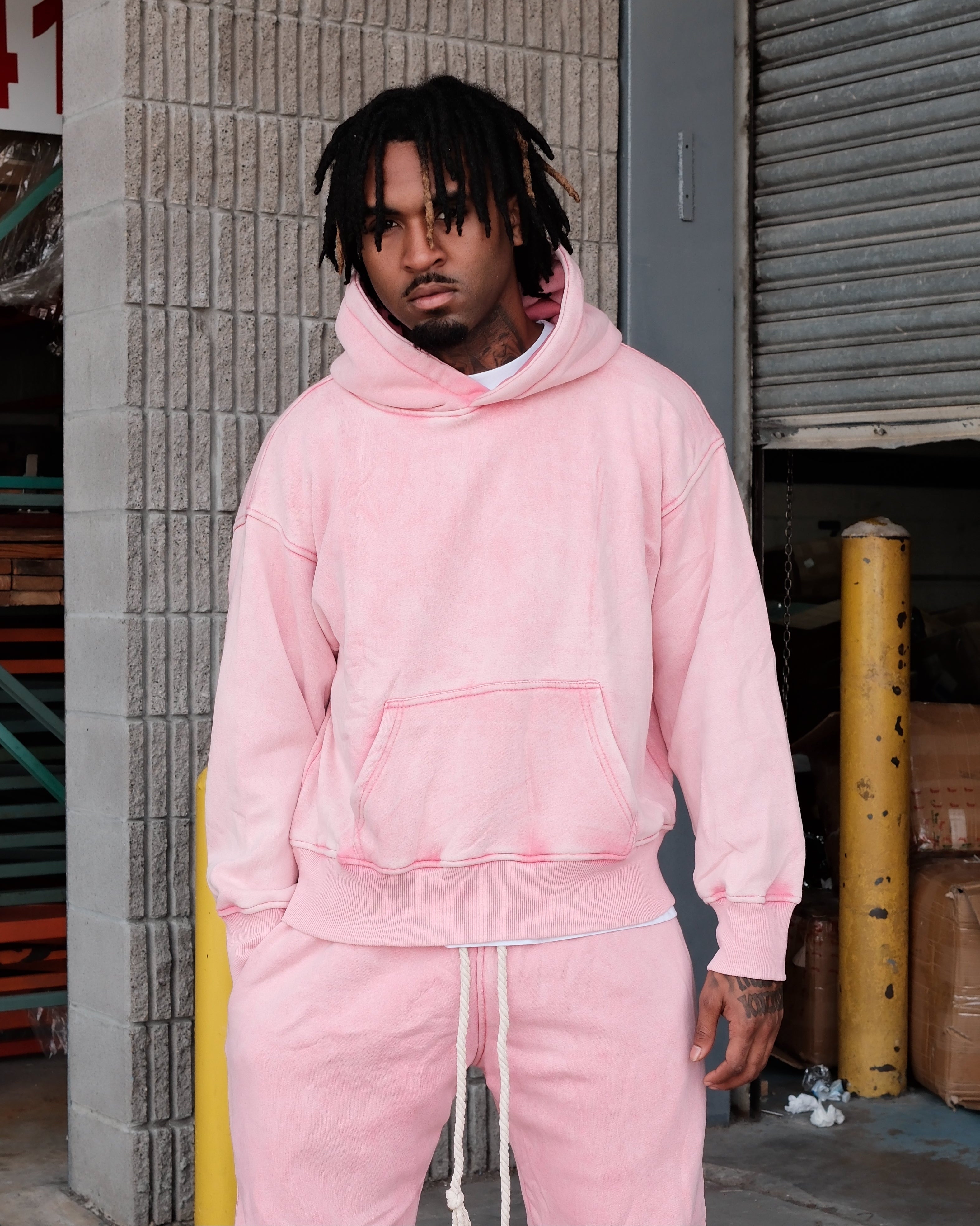 Crystal Wash Boxy Hoodie | BH603 | Blank House