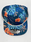 Cambridge 5 Panel Unstructured Floral Rope Hat | PB309