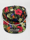 Cambridge 5 Panel Unstructured Floral Rope Hat | PB309