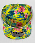 Cambridge 5 Panel Unstructured Floral Rope Hat | PB309