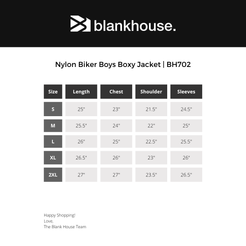 Nylon Biker Boys Boxy Jacket | BH702