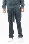 Acid Washed Fleece Stacked Pants | 341-401