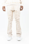 Acid Washed Fleece Stacked Pants | 341-401