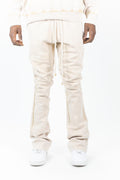 Acid Washed Fleece Stacked Pants | 341-401