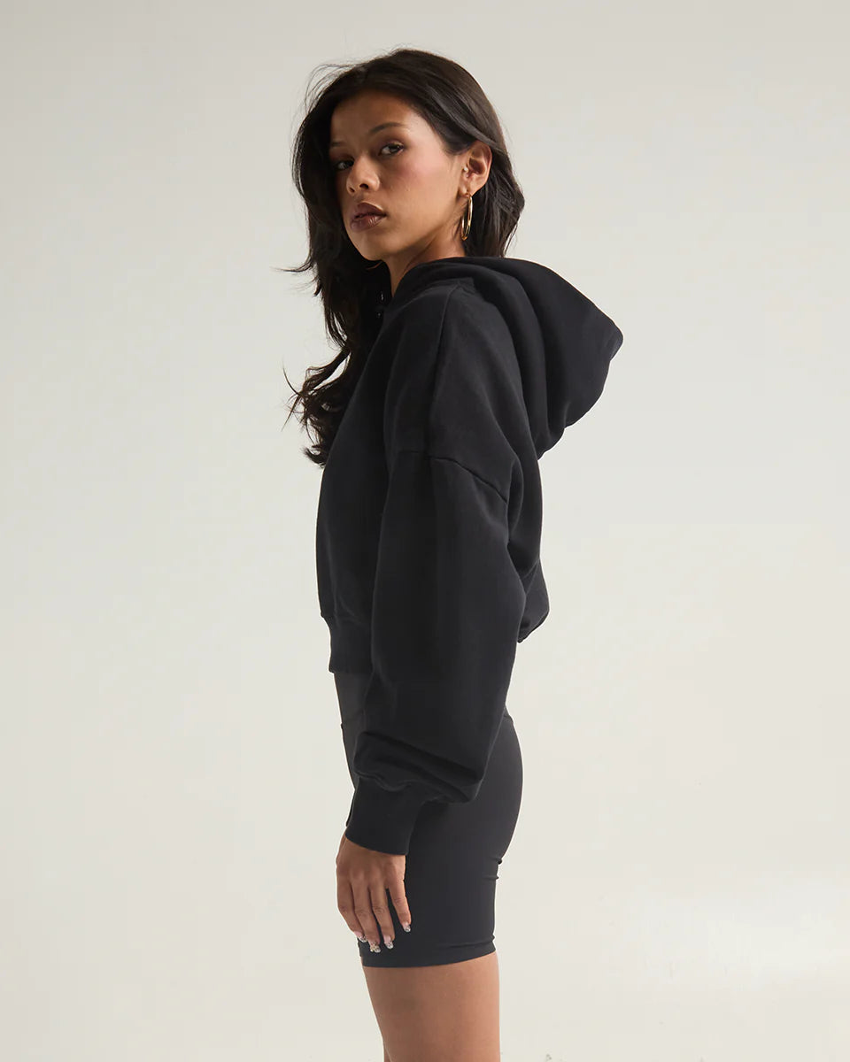 Women's Garment Dye Cropped Hoodie | SHGDCH