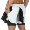 2-in-1 Drawstring Gym Shorts | BH3010 | A2Z