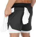 2-in-1 Drawstring Gym Shorts | BH3010 | A2Z