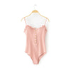A2Z Spaghetti Strap Button Front Body Suit | BH4001
