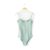 A2Z Spaghetti Strap Button Front Body Suit | BH4001