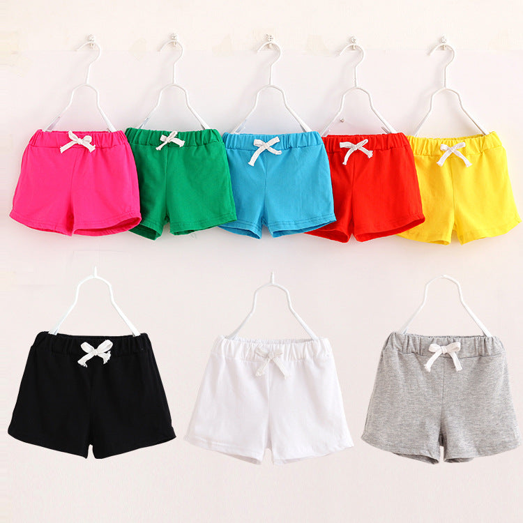 Girl's Summer Shorts with Ribbon | Kid's Clothing