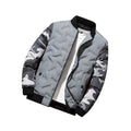 A2Z Men's Camo Sleeve Quilted Bomber Jacket | BH2404