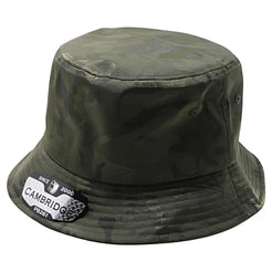 Cambridge Shiny Camo Bucket Hats